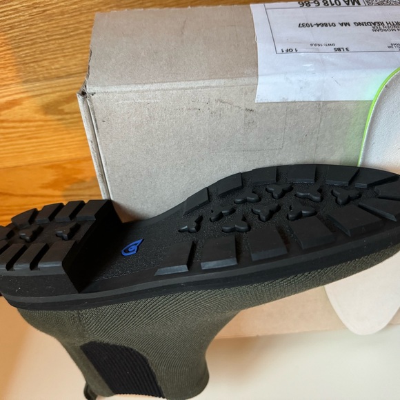 Rothys green lug boots women’s 9 - Picture 3 of 4